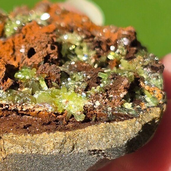 Rare Plumbogummite Crystal | Green-Yellow Mineral Specimen | 65g - Picture 9 of 15